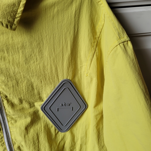 A-Cold-Wall ACW Surface Nylon Overshirt Cadimum Full Zip Short Sleeve - Picture 11 of 15